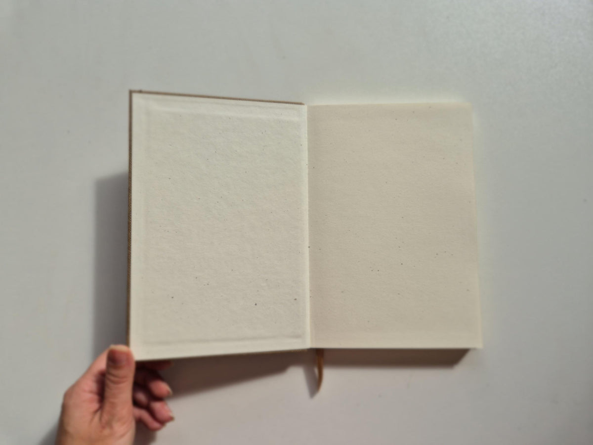 Sweet Nostalgia Standard A5 Journal Brown | Alpine Hay and Flower Petals
