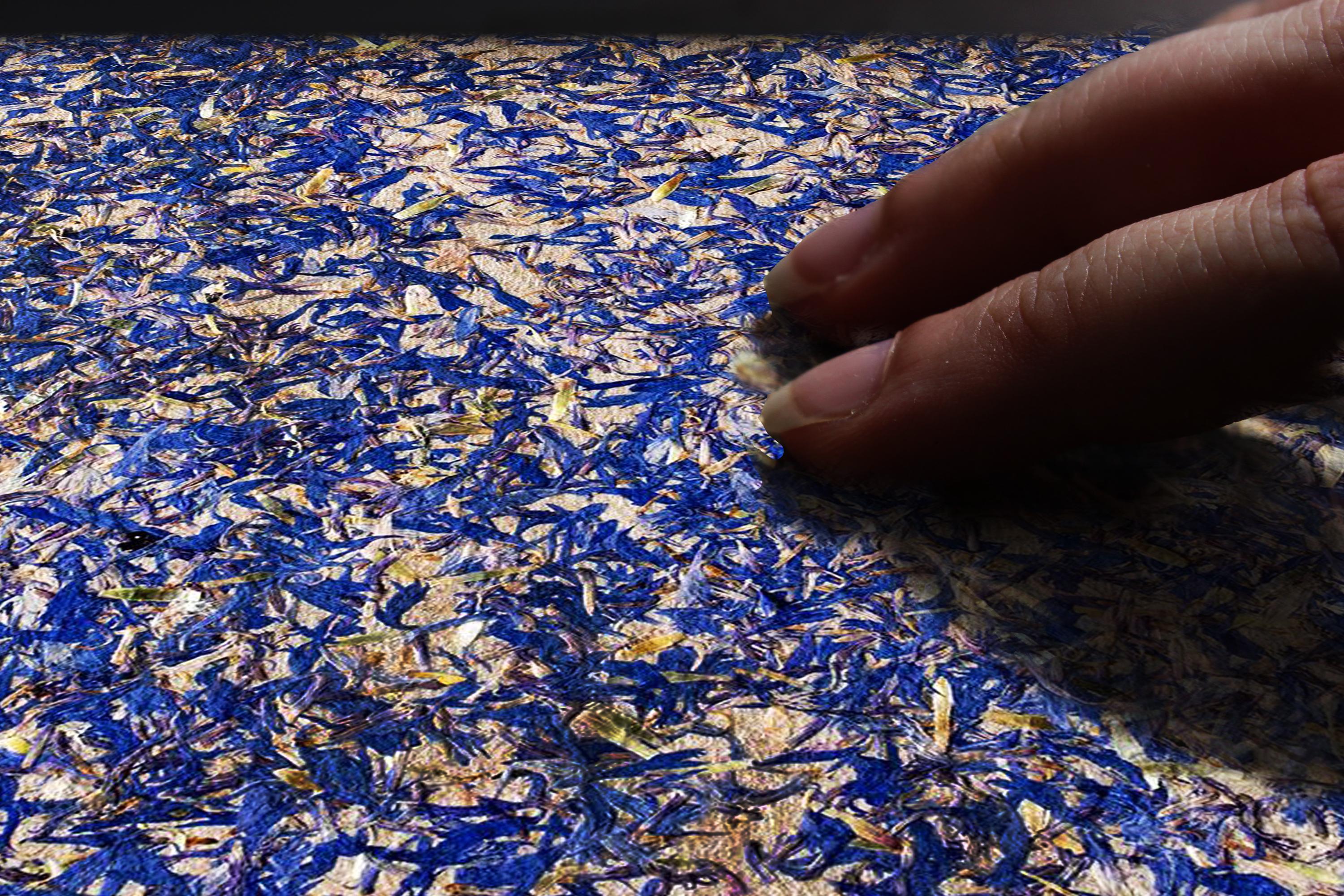 PRE-ORDER Aroma Cover Cornflower Blue Handmade Journal | Pressed Flower Diary for Nature Lovers, Coming SOON