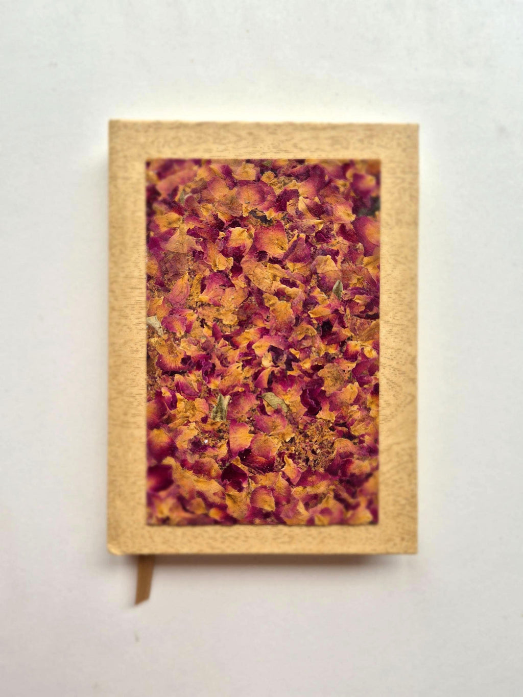 Velvet Whisper Pocket-Size A6 Journal Bamboo | Fragrant Rose Petals