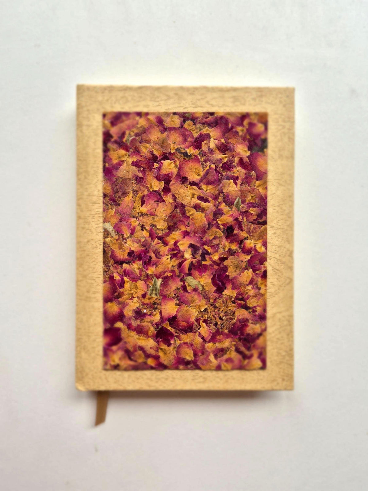 Velvet Whisper Pocket-Size A6 Journal Bamboo | Fragrant Rose Petals