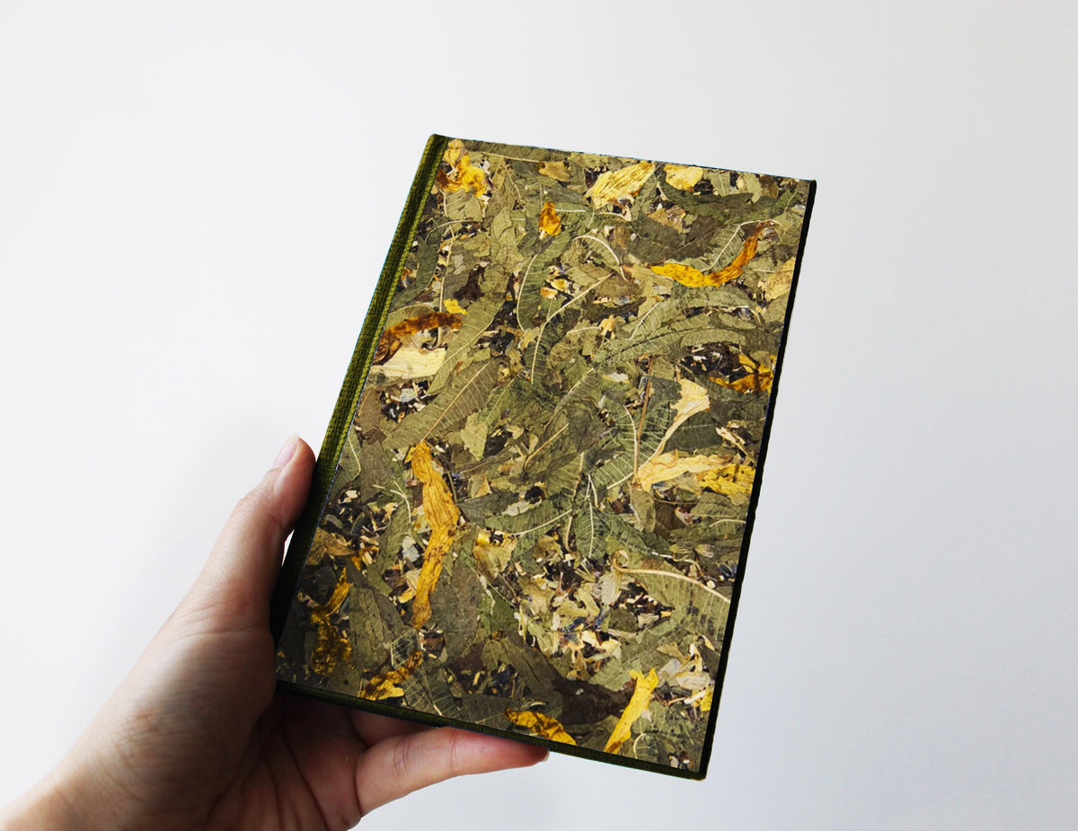 PRE-ORDER Aroma Cover Herbal Tea Handmade Journal | Pressed Flower Diary for Nature Lovers, Coming SOON