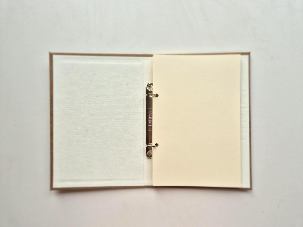 100-page Refill Insert A5 | Pre-punched 2-hole Soft Ivory Paper Block