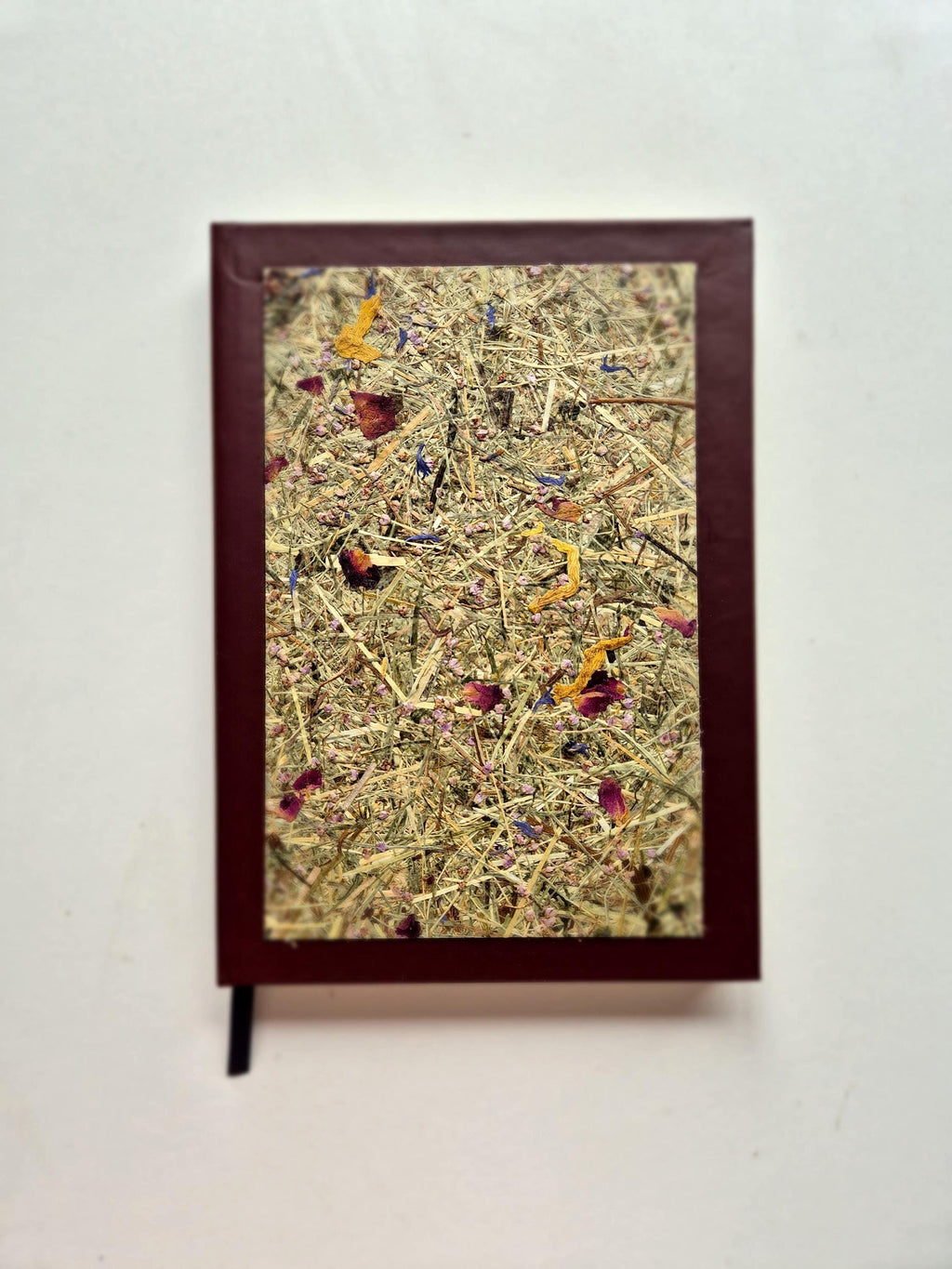 Sweet Nostalgia Standard A5 Journal Red | Alpine Hay and Flower Petals
