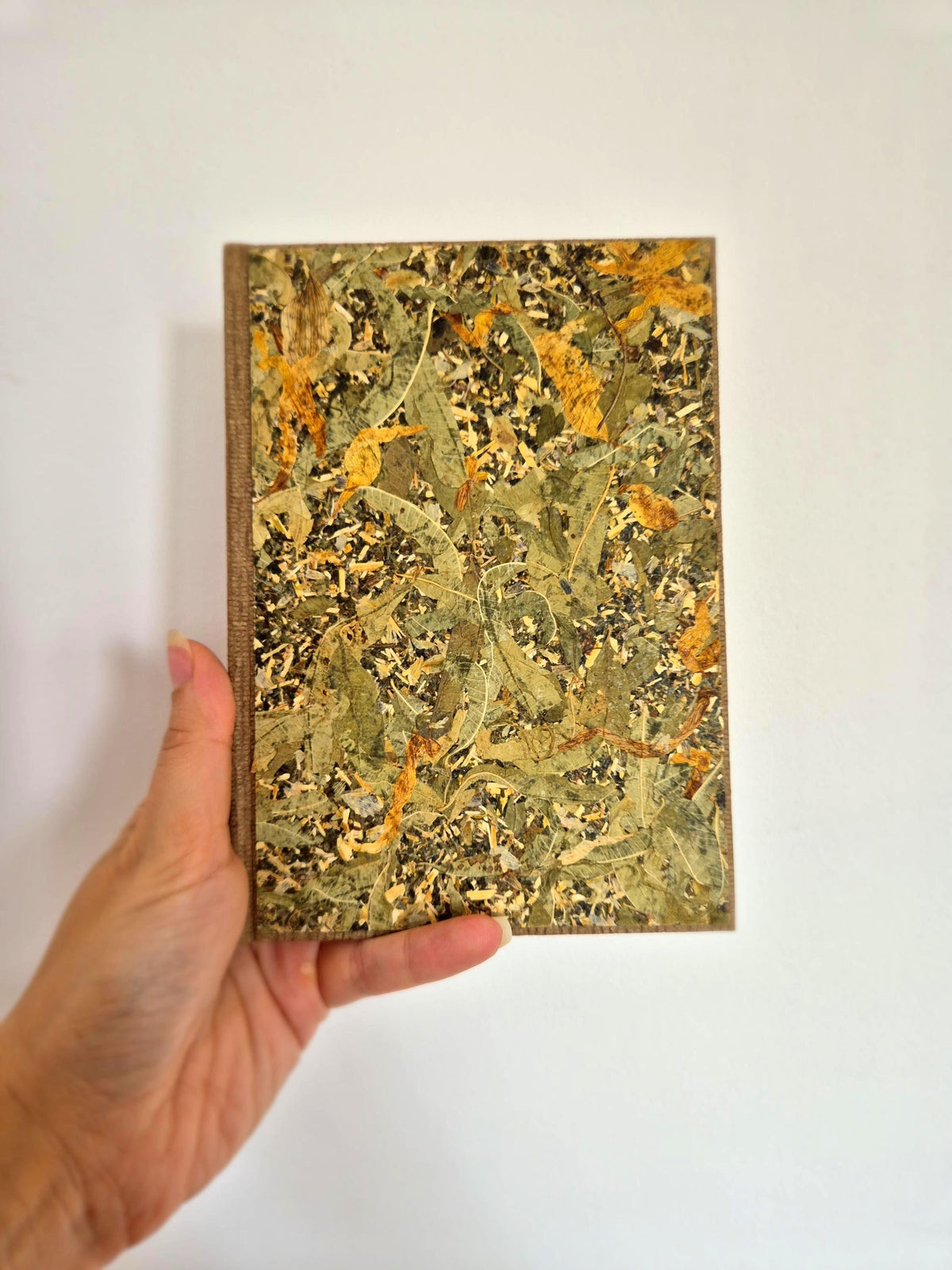 Comfort Time Mid-Size B6 Journal Brown | Sweet Clover Herbal Tea