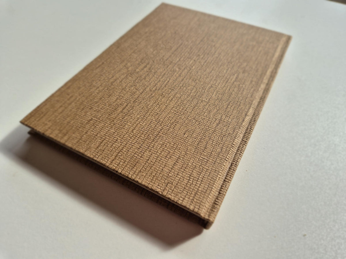 Velvet Whisper Mid-Size B6 Journal Brown | Fragrant Rose Petals