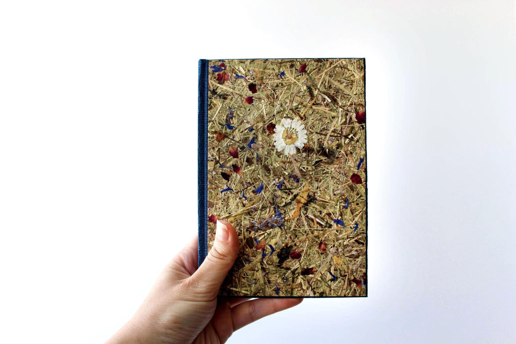 PRE-ORDER Aroma Cover Fragrant Alpine Meadow Handmade Journal | Real Pressed Flowers, Coming SOON