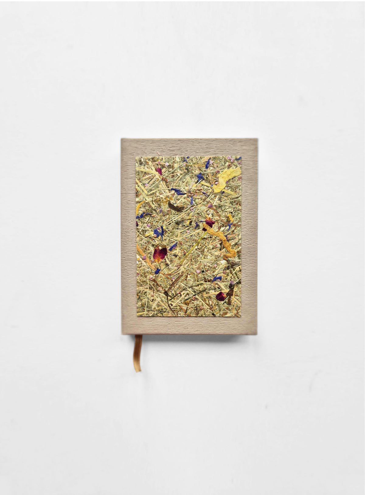 Sweet Nostalgia Pocket-Size A6 Journal Beige | Alpine Hay and Flower Petals