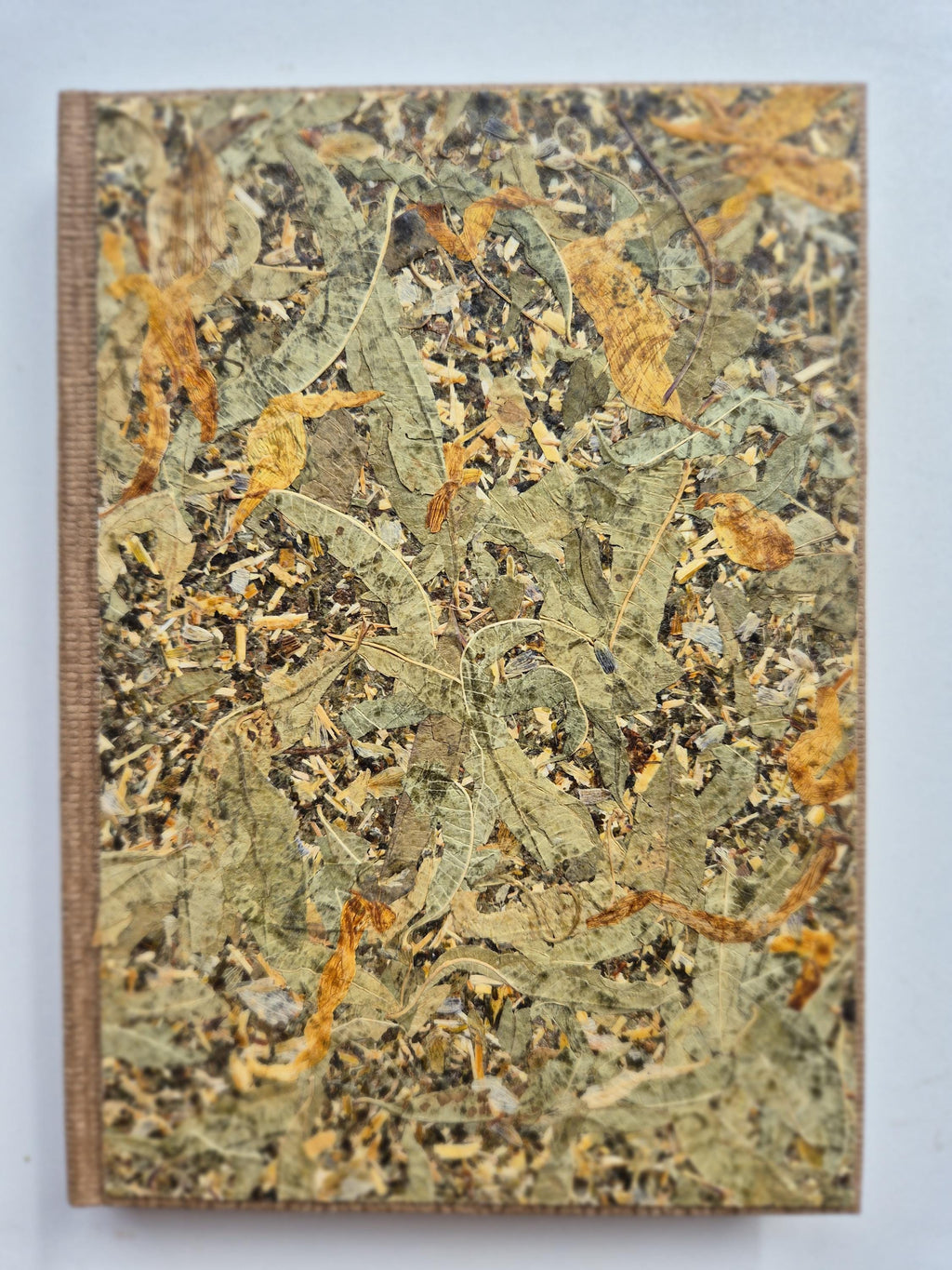 Comfort Time Mid-Size B6 Journal Brown | Sweet Clover Herbal Tea