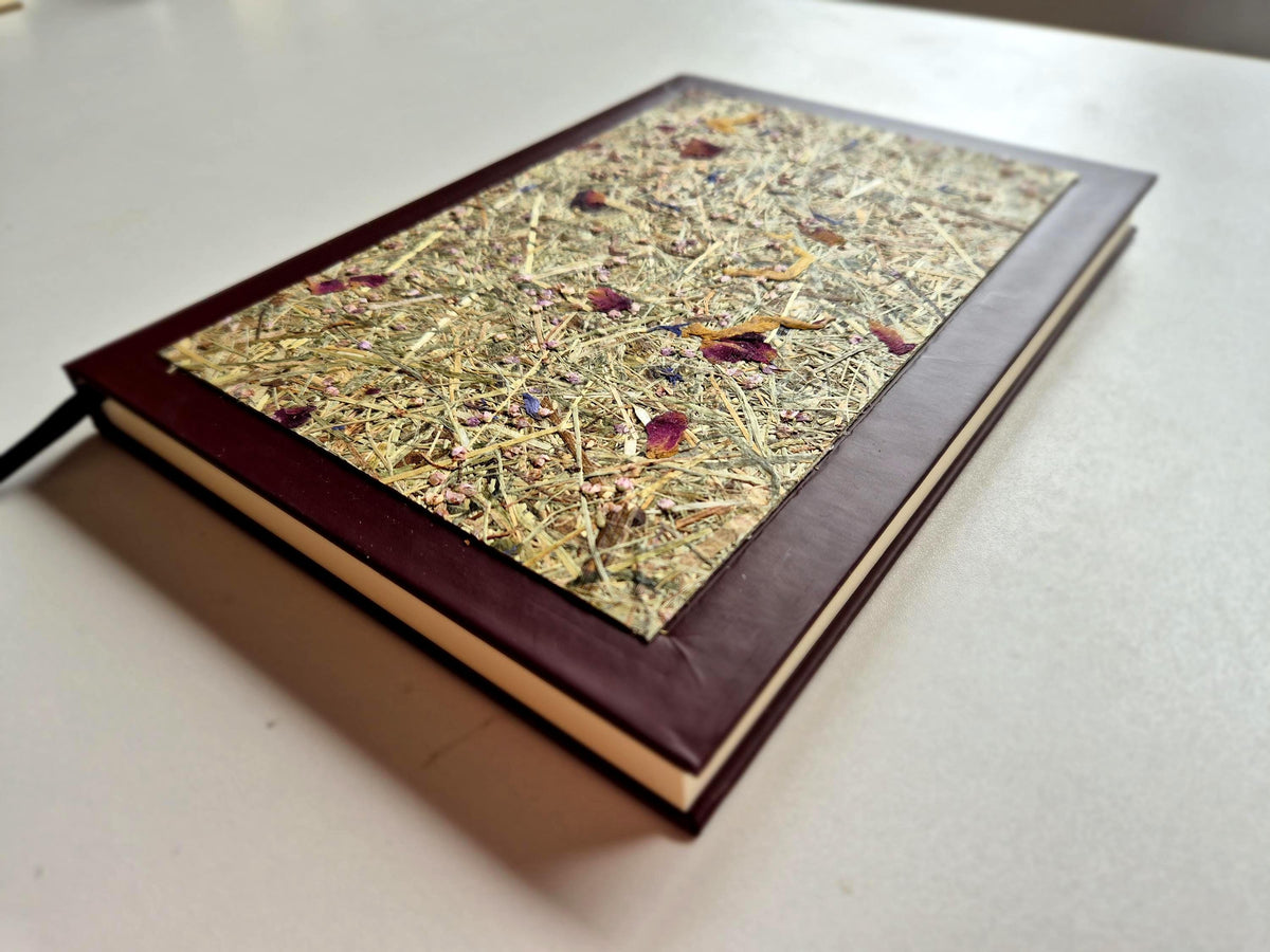 Sweet Nostalgia Standard A5 Journal Red | Alpine Hay and Flower Petals