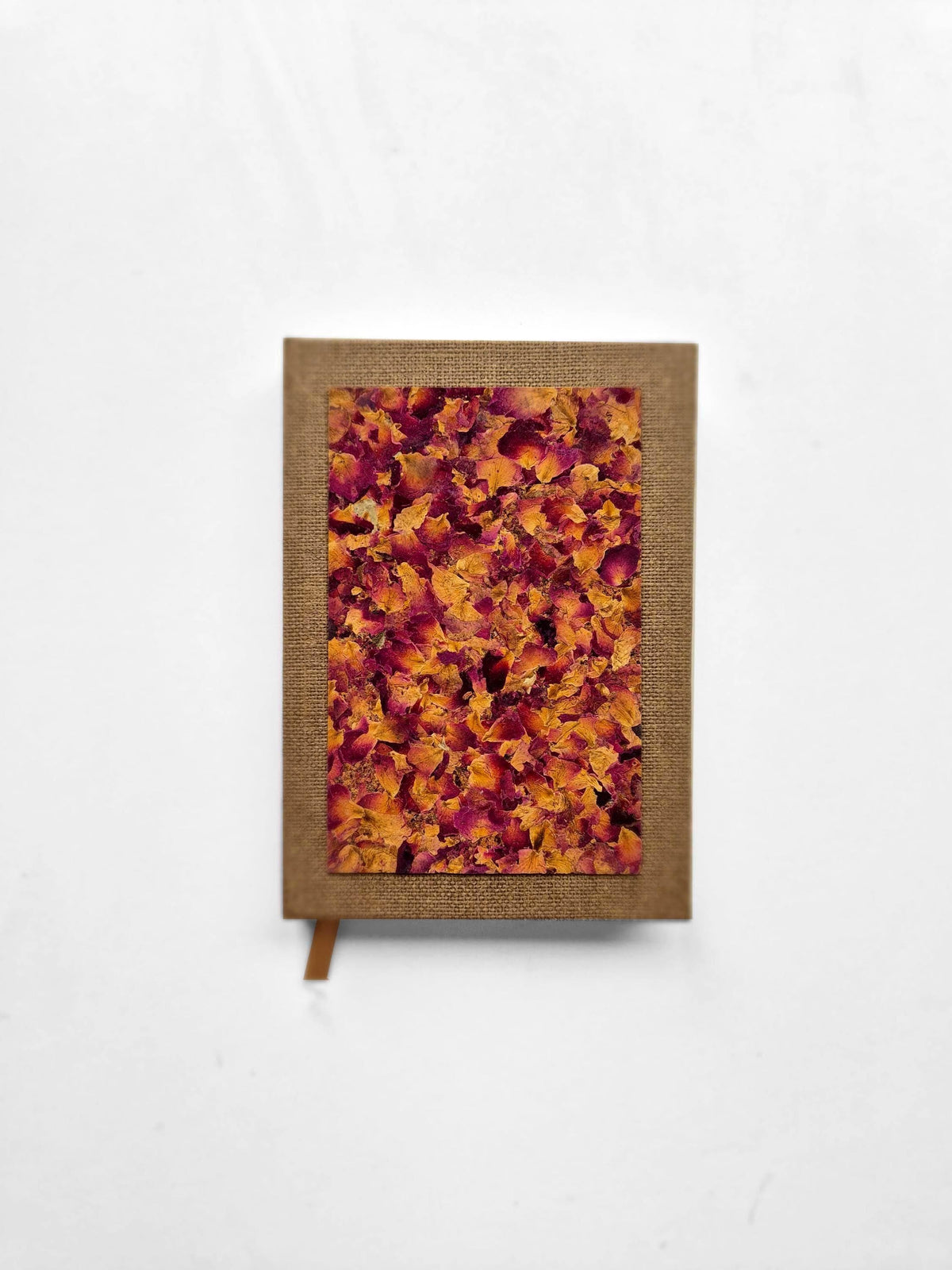 Velvet Whisper Pocket-Size A6 Journal Brown | Fragrant Rose Petals