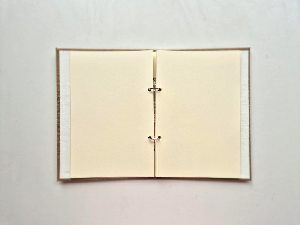 100-page Refill Insert A5 | Pre-punched 2-hole Soft Ivory Paper Block