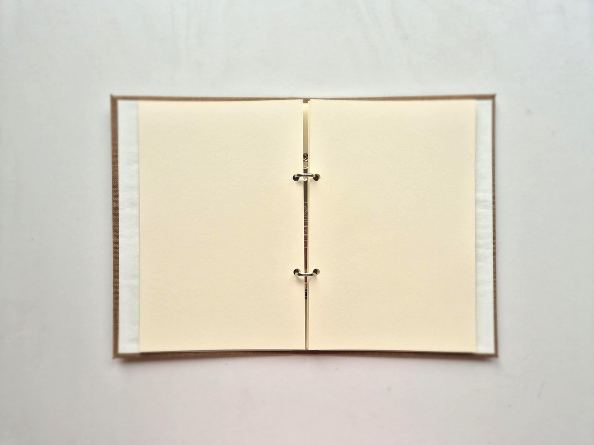 100-page Refill Insert A5 | Pre-punched 2-hole Soft Ivory Paper Block