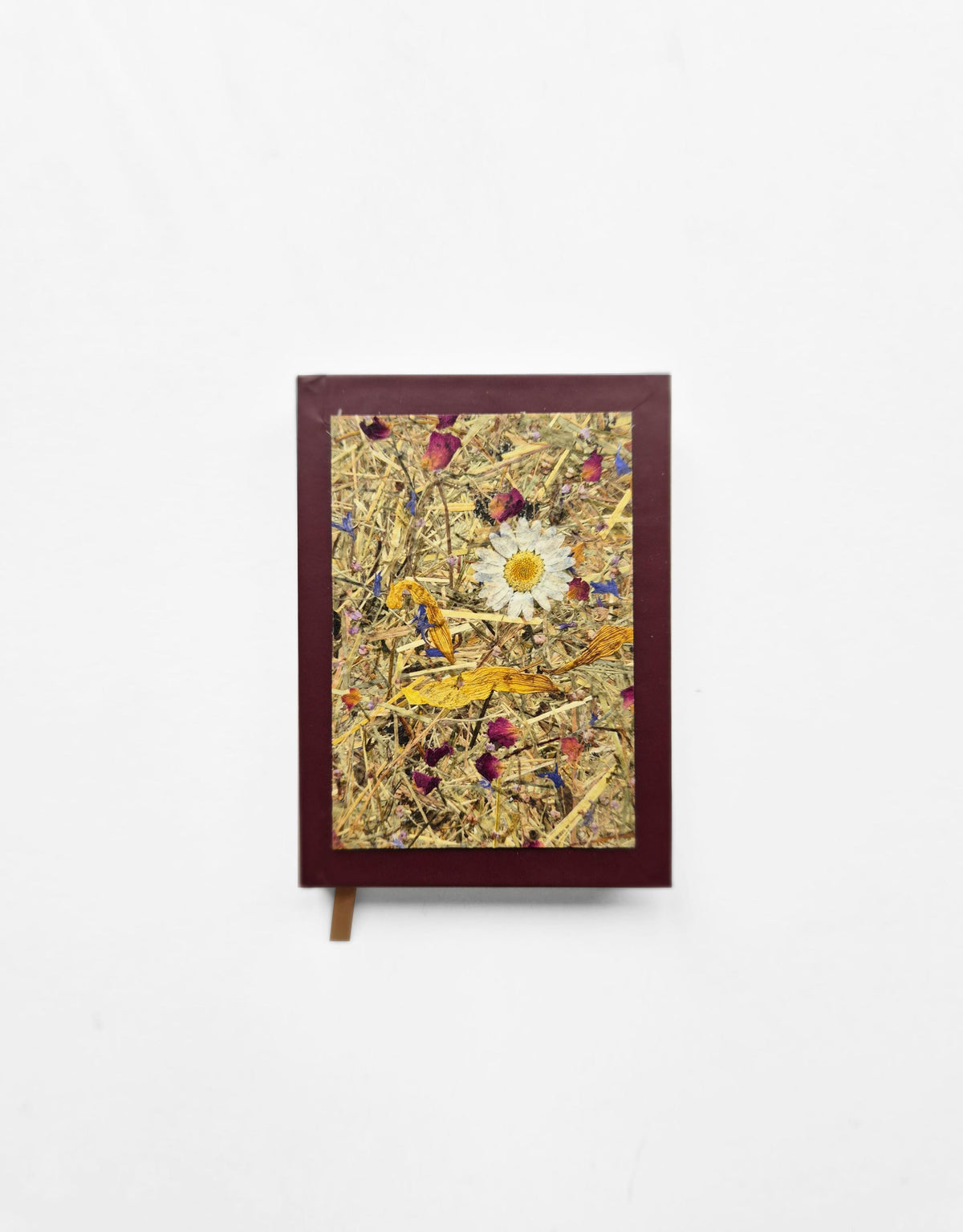 Sweet Nostalgia Pocket-Size A6 Journal Red | Alpine Hay and Flower Petals