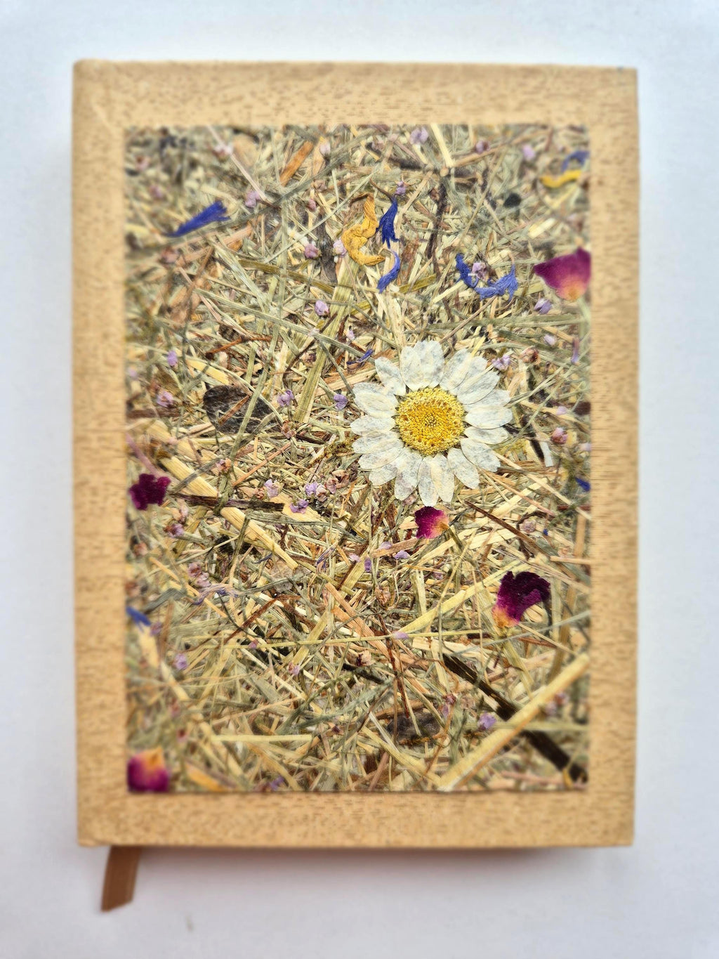 Sweet Nostalgia Pocket-Size A6 Journal Bamboo | Alpine Hay and Flower Petals
