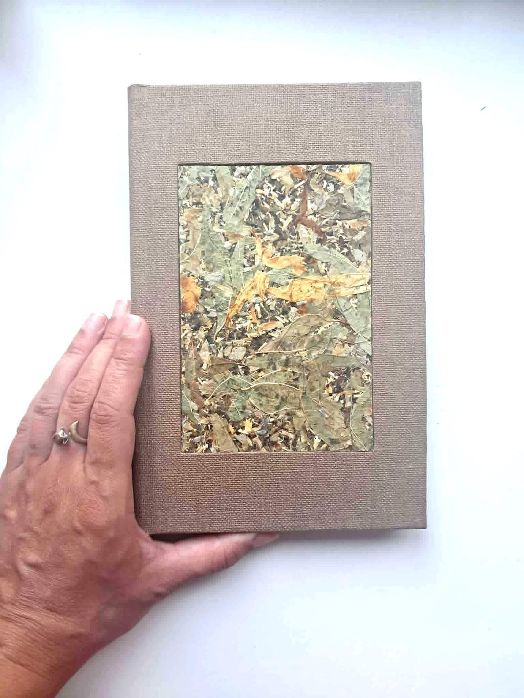 Bamboo Portrait Herbal Tea Aroma Cover Handmade Journal | Standard A5 Workbook