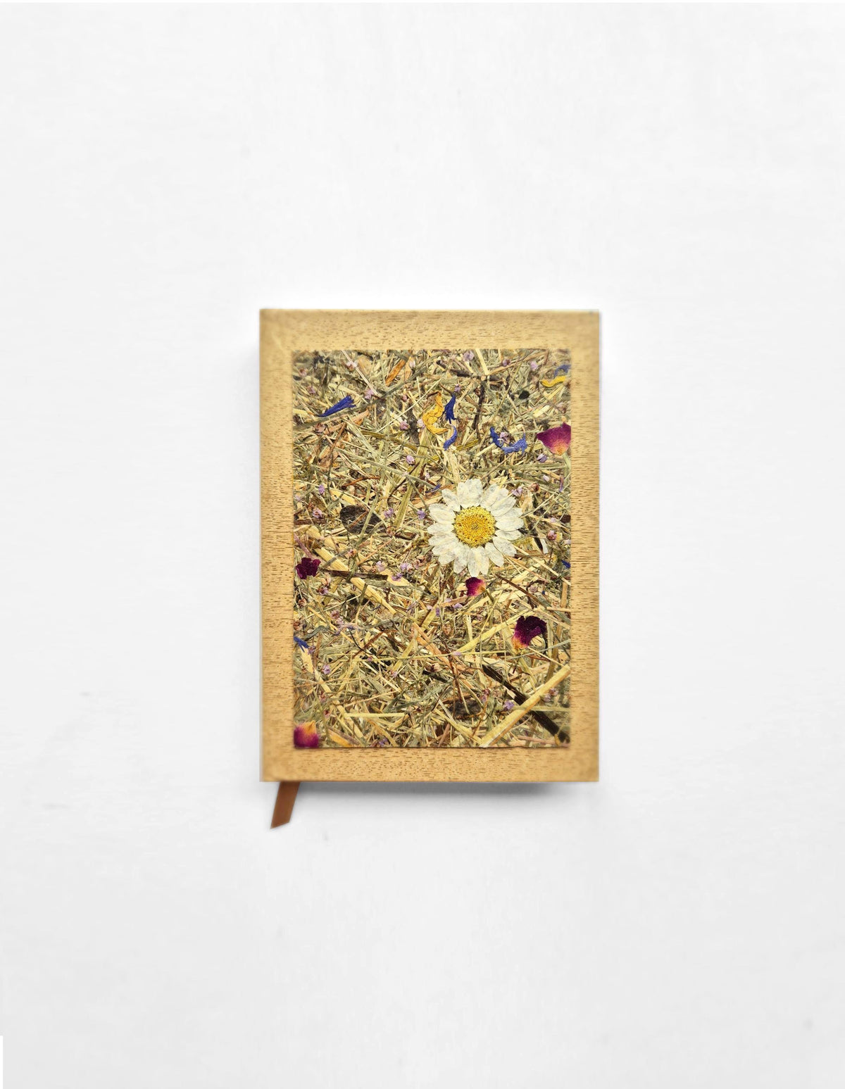Sweet Nostalgia Pocket-Size A6 Journal Bamboo | Alpine Hay and Flower Petals