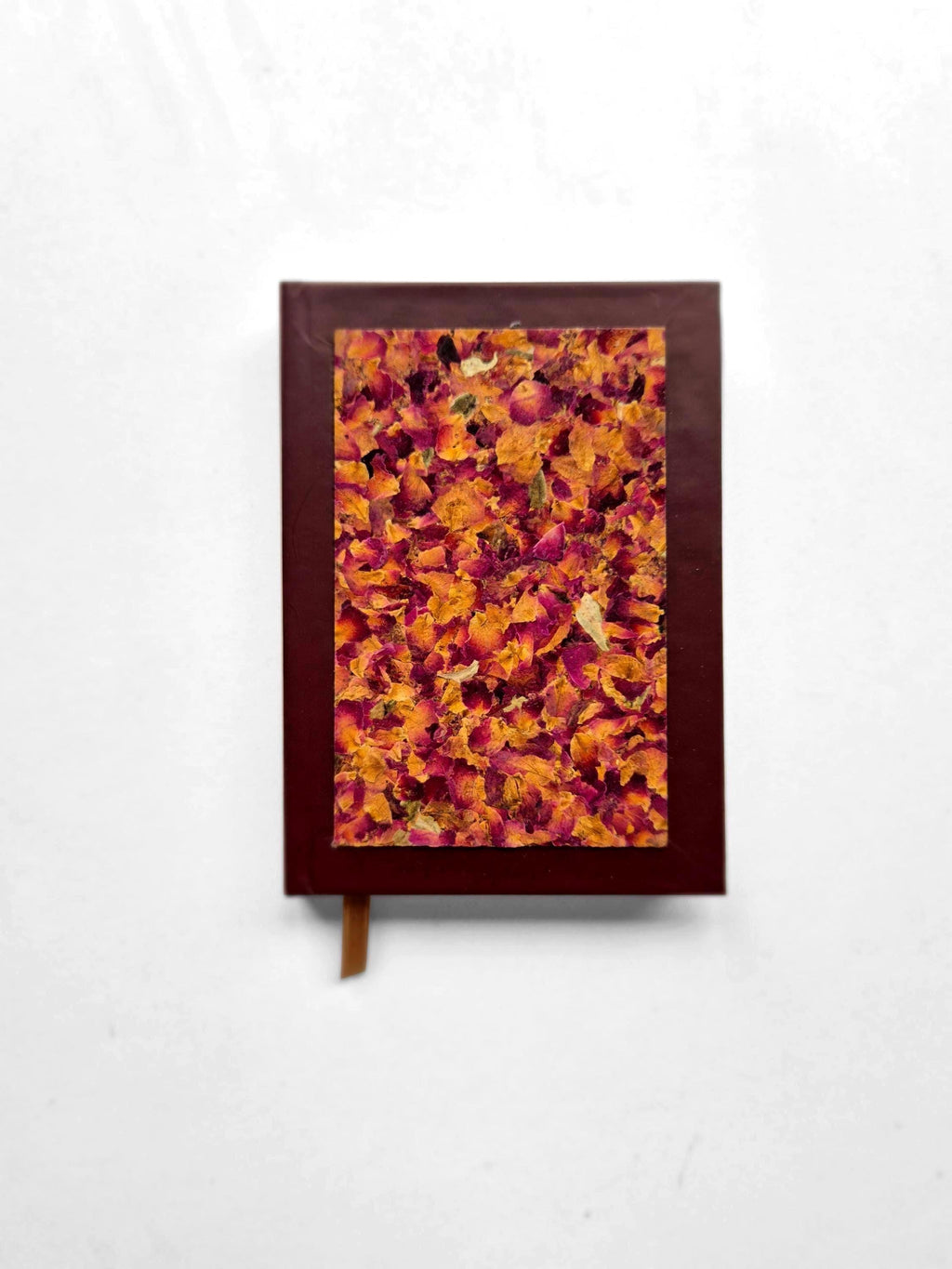 Velvet Whisper Pocket-Size A6 Journal Red | Fragrant Rose Petals