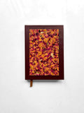 Velvet Whisper Pocket-Size A6 Journal Red | Fragrant Rose Petals