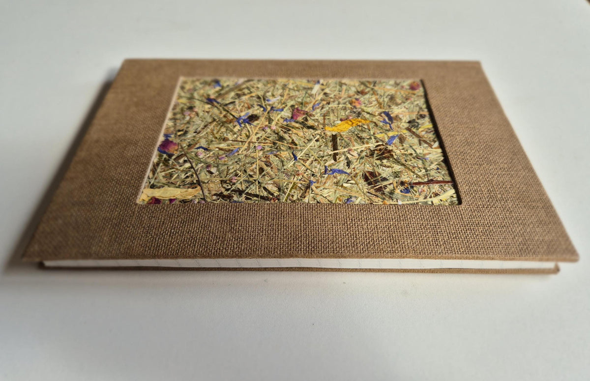 Sweet Nostalgia Standard A5 Journal Brown Mount | Alpine Hay and Flower Petals