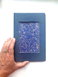 Blue Portrait Aroma Cover Cornflower Blue Handmade Journal | Standard A5 Workbook