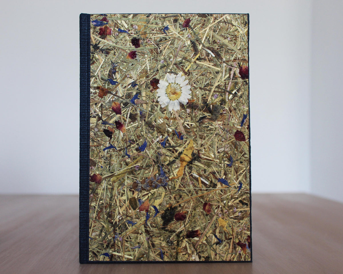 PRE-ORDER Aroma Cover Fragrant Alpine Meadow Handmade Journal | Real Pressed Flowers, Coming SOON