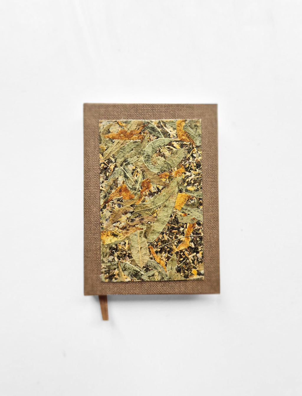 Comfort Time Pocket-Size A6 Journal Brown | Sweet Clover Herbal Tea