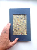 Blue Portrait Aroma Cover Alpine Meadow Handmade Journal, Standard A5 Workbook