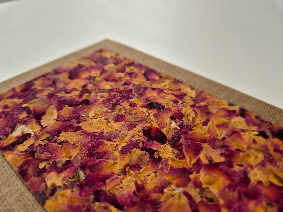 Velvet Whisper Pocket-Size A6 Journal Brown | Fragrant Rose Petals