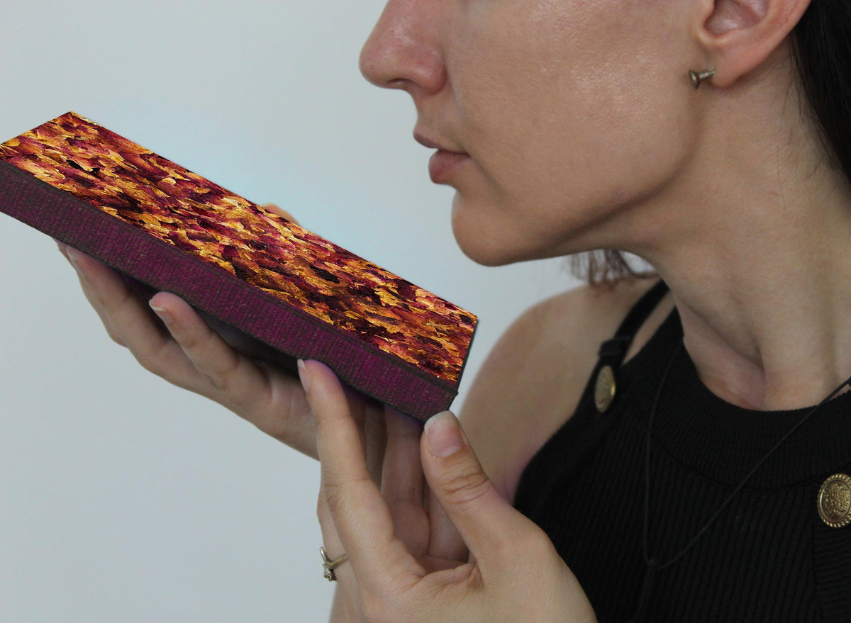 PRE-ORDER Aroma Cover Rose Petals Handmade Journal | Pressed Flower Diary for Nature Lovers, Coming SOON