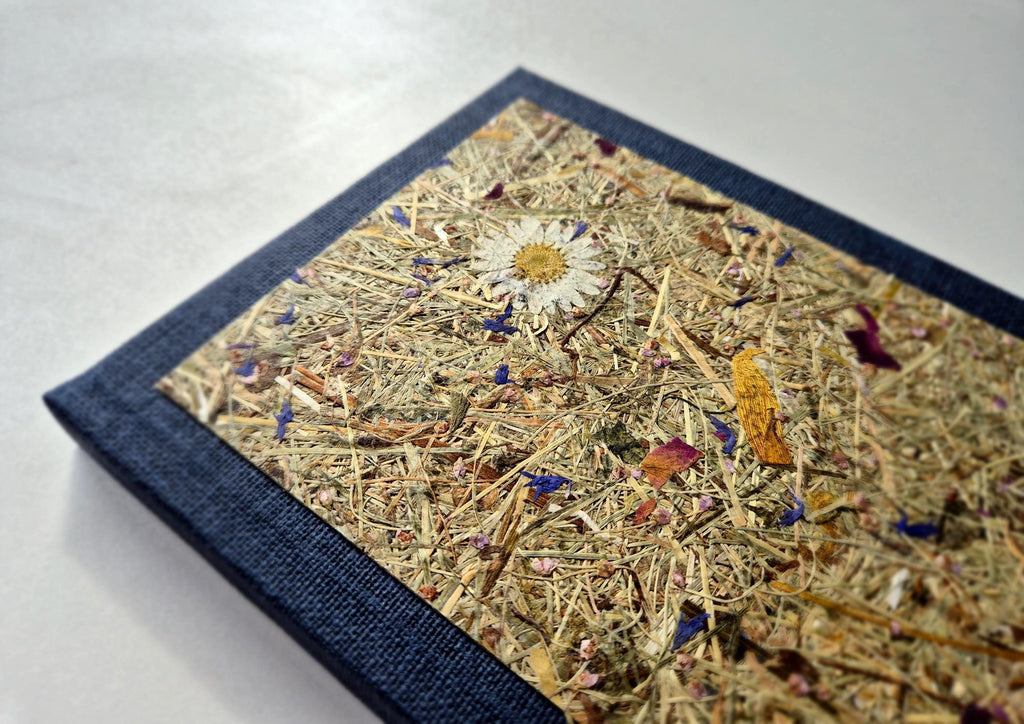 Sweet Nostalgia Standard A5 Journal Blue | Alpine Hay and Flower Petals