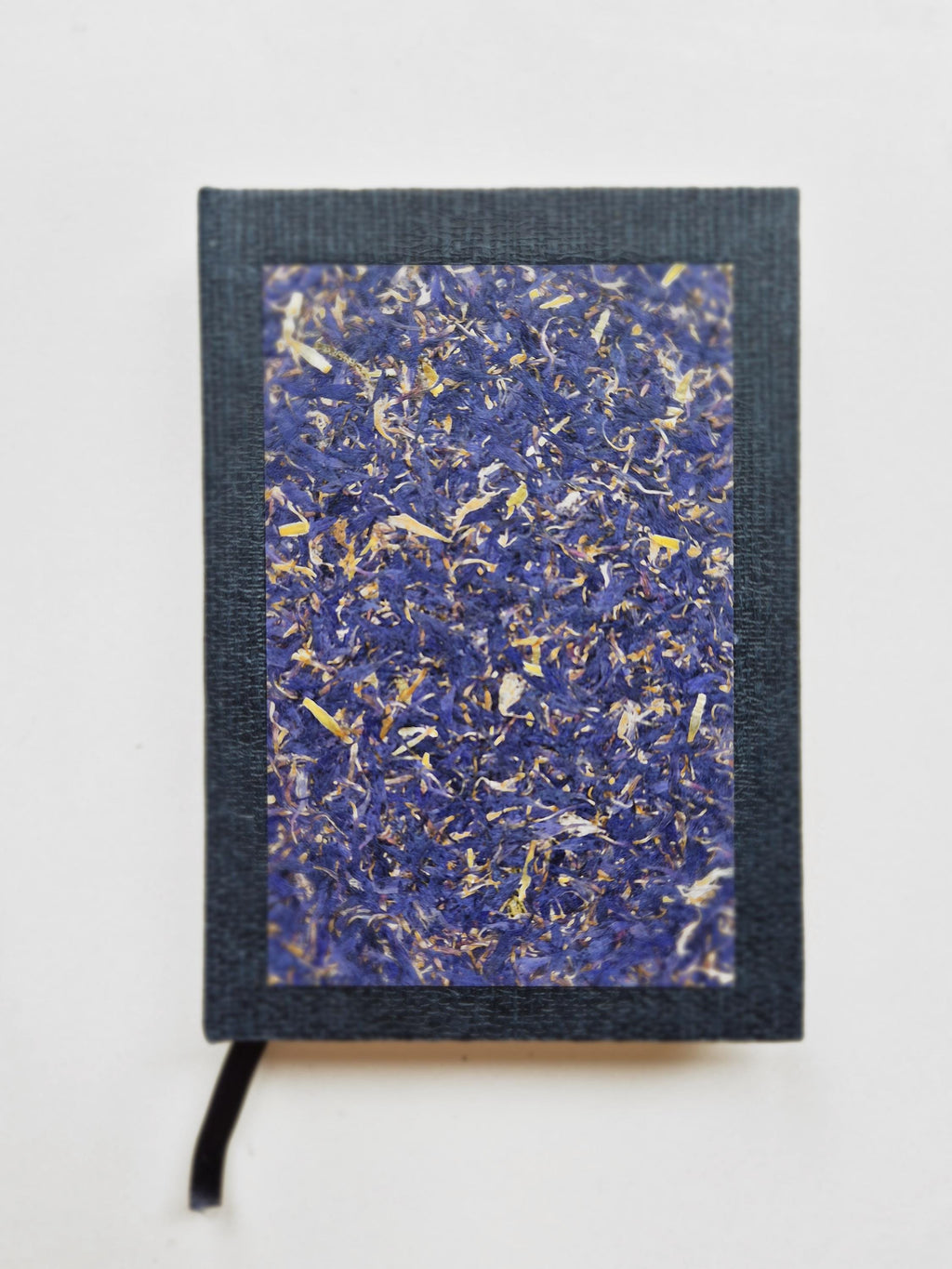 Azure Serenity Pocket-Size A6 Journal Blue | Cornflower Blue Sunflower Petals