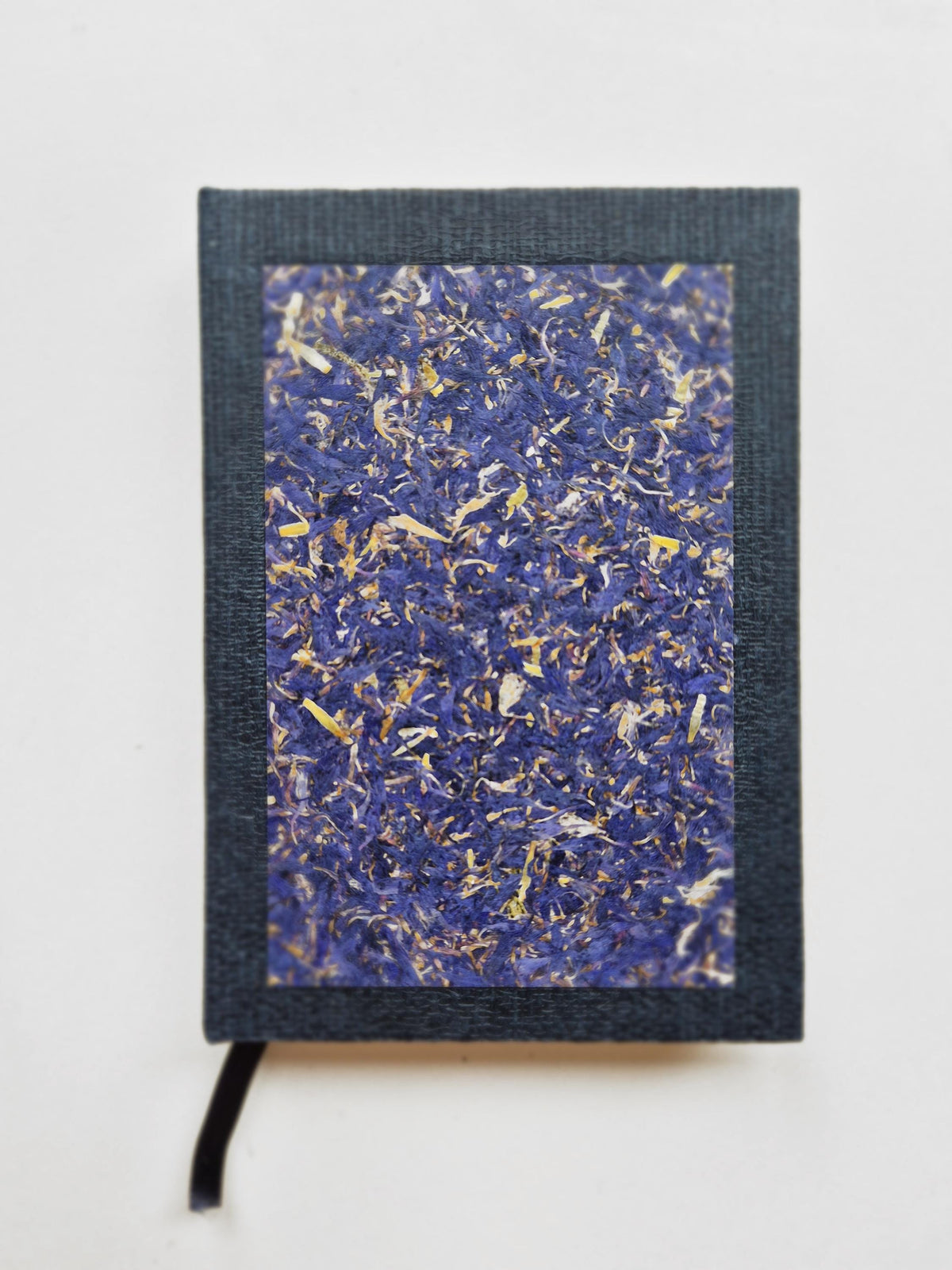 Azure Serenity Pocket-Size A6 Journal Blue | Cornflower Blue Sunflower Petals