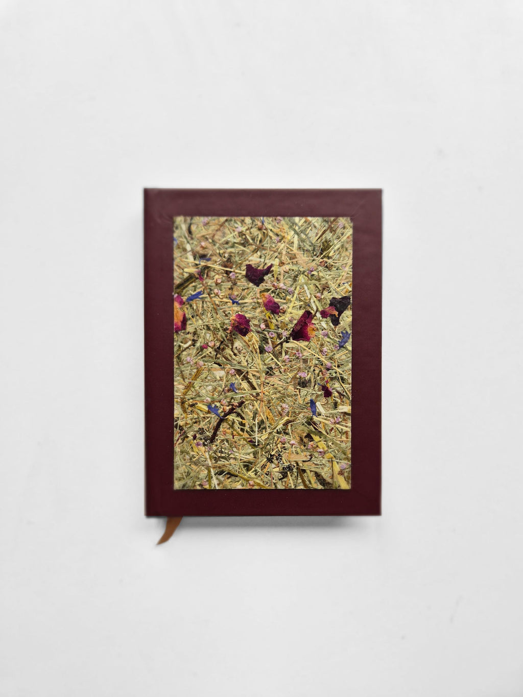 Sweet Nostalgia Pocket-Size A6 Journal Red | Alpine Hay and Flower Petals