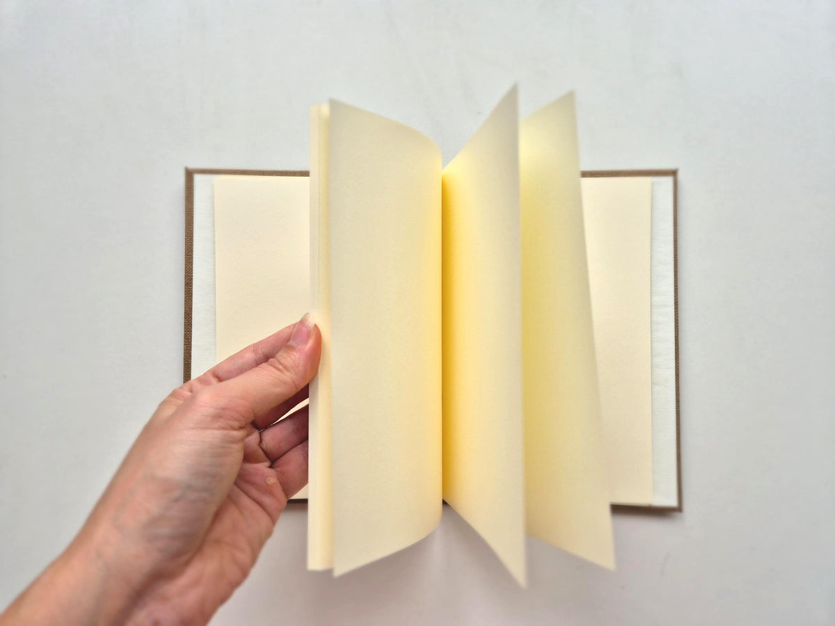 50-page Refill Insert A5 | Pre-punched 2-hole Soft Ivory Paper Block
