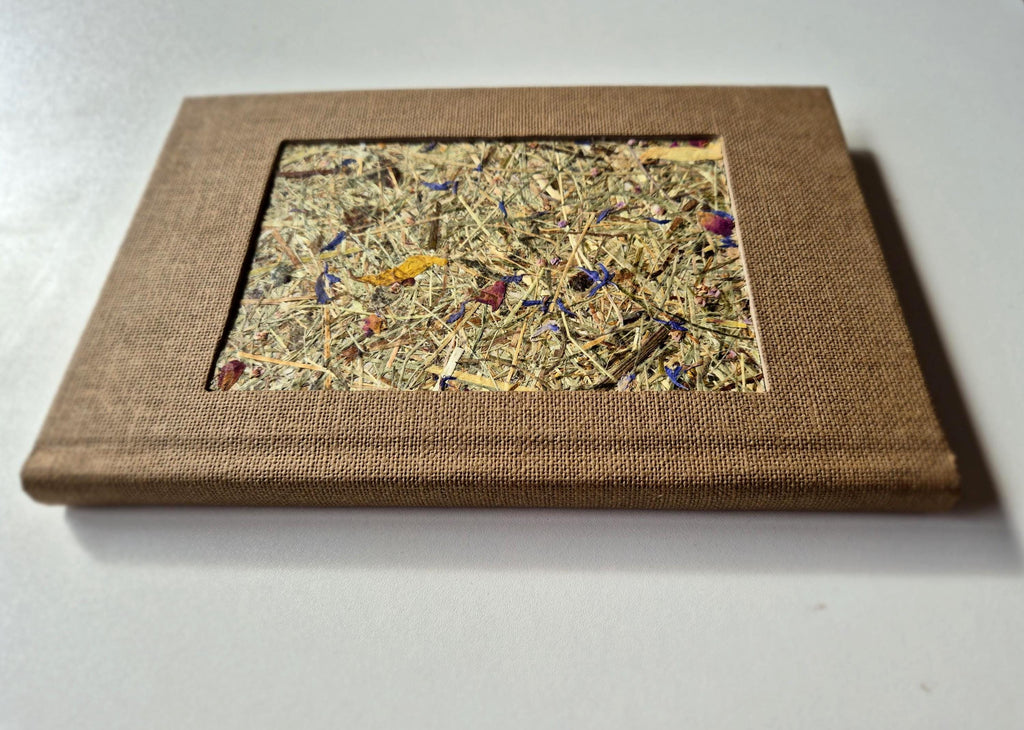 Sweet Nostalgia Standard A5 Journal Brown Mount | Alpine Hay and Flower Petals